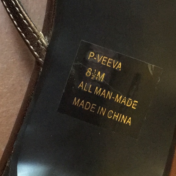 Steve Madden Strappy Bronze Sandals Low Heels - Picture 5 of 10